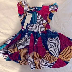 Sika Geometric Kid Dress. Size 2